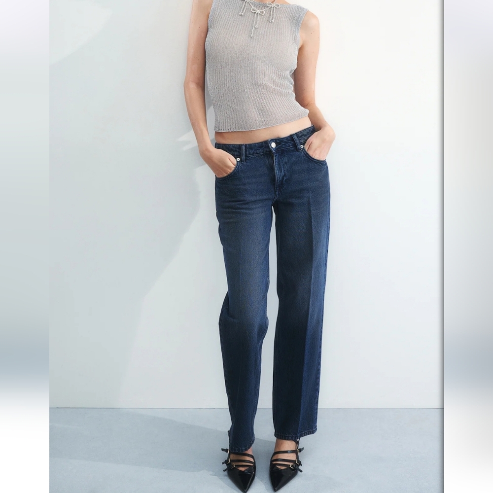 Divided Dark Denim Blue Straight Leg Jeans – Size 8